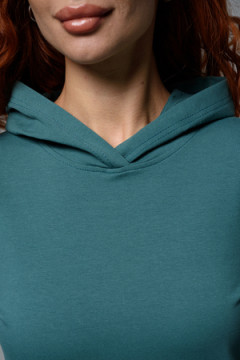 8520 Платье с капюшоном