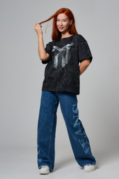 8594 футболка женская оверсайз