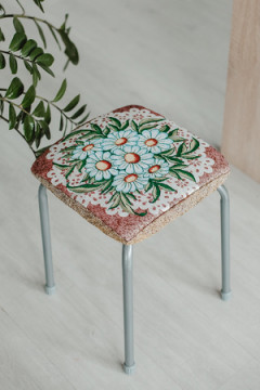 Подушка для мебели Сидушка на табурет квадратная