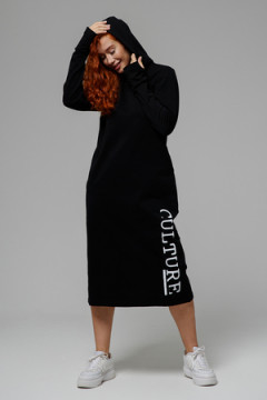 8520 Платье с капюшоном