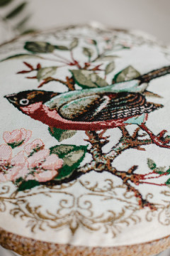 Подушка для мебели Сидушка на табурет круглая