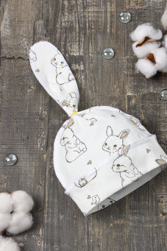 Детская шапка шапочка редиска из кулирки