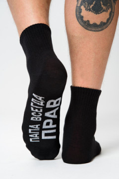 Носки стандарт Папа прав (набор 2 пары)