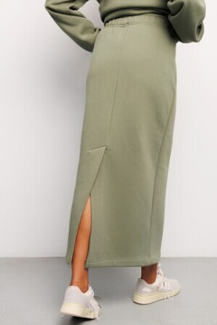 Юбка длинная макси с разрезом 388KHK