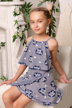 Костюм с юбкой 5123