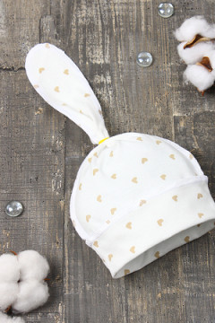 Детская шапка шапочка редиска из кулирки