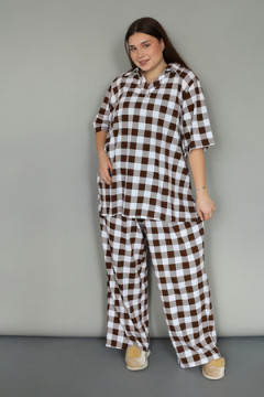 Костюм с брюками (К-02) больших размеров