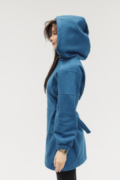 Туника теплая с капюшоном и хлястикамии