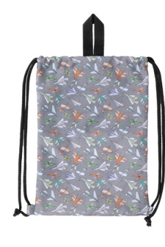 Мешок для обуви Самолеты серые