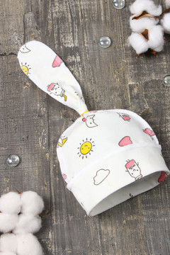 Детская шапка шапочка редиска из кулирки