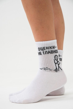 Носки стандарт Оценки не главное (набор 2 пары)