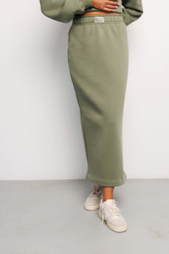 Юбка длинная макси с разрезом 388KHK