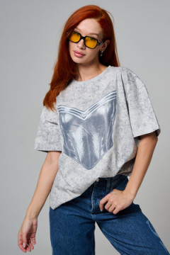 8594 футболка женская оверсайз