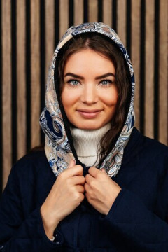 Капор демисезонный на пуговицах