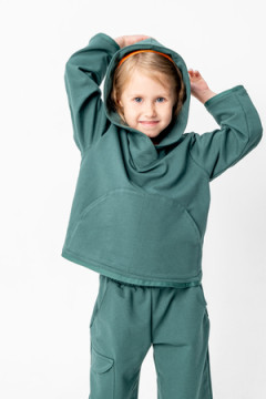 Костюм с брюками Мерлин Изумрудный