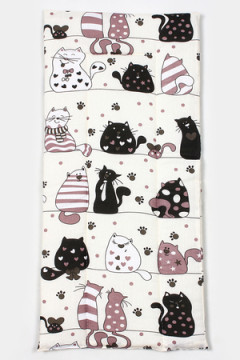 Набор в коляску 2 предмета арт. КОЛ-2П/котик-шоколадный