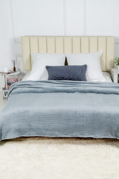 Плед велсофт Bio-Line, мягкий пушистый кубик