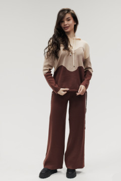 Костюм с брюками Вязаный Волна