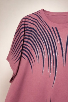 Футболка Нарядная Crystal Flow Luxe арт. F8003