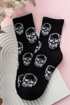 Носки высокие Череп (набор 2 пары)