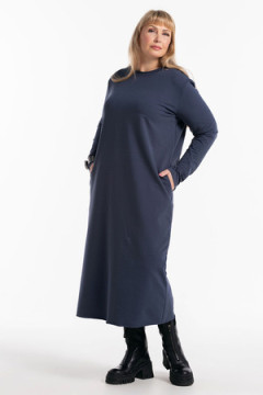 Платье футер-длинное