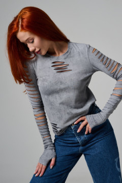 7476 Лонгслив женский