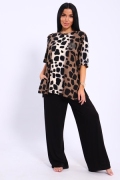 Костюм с брюками из вискозы - 393