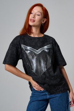 8594 футболка женская оверсайз