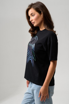 8555 Футболка оверсайз женская