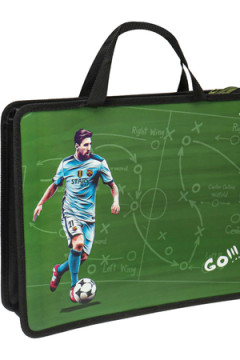 Папка детская STAR FOOTBALL (П-0002) пластик, 334х260мм