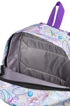 Рюкзак Малыш Единороги гимнасты серый