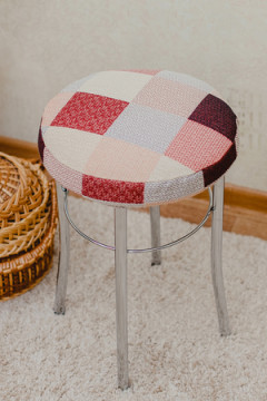 Подушка для мебели Сидушка на табурет круглая