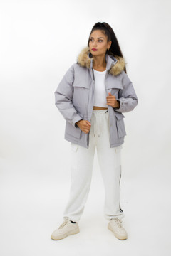 Куртка арт. 615 с натуральным мехом, Евро-зима, демисезон