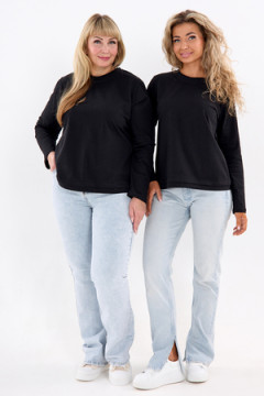 Лонгслив с отделкой