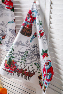 Полотенце кухонное Снежная зима