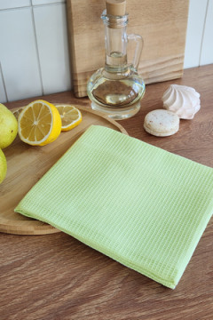 Полотенце вафельн. однотон.  60*45 150г/м2 пакет ТТ