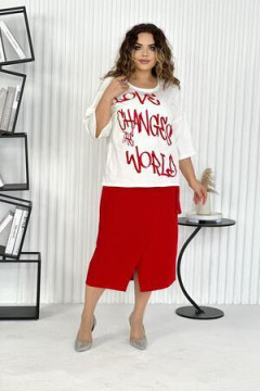 Костюм с юбкой 52366