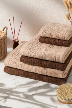 Набор махровых полотенец Жатка 6 шт.