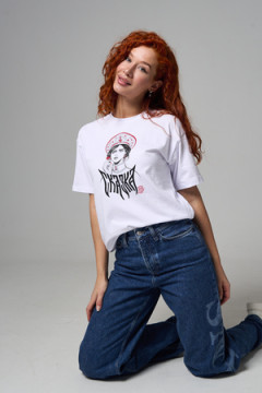 8580 футболка оверсайз женская