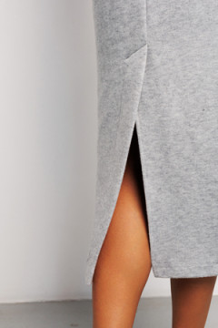 Платье свитер миди 391GRY