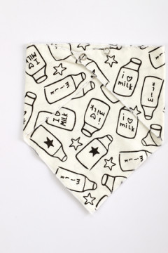 Набор для младенца чепчик и нагрудник арт. ЧП-СЛУ/бутылочки