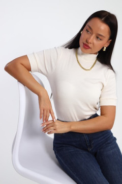 Водолазка с коротким рукавом 32105