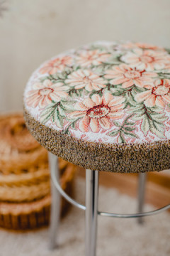 Подушка для мебели Сидушка на табурет круглая