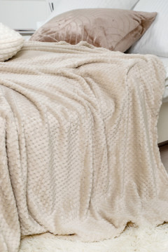 Плед велсофт Bio-Line, мягкий пушистый кубик