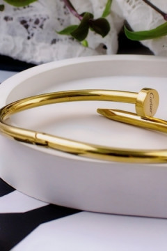 Браслет Гипоаллергенный из медицинского сплава, в стиле Картье Гвоздь + Подарок, в подарочном мешочке