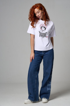 8580 футболка оверсайз женская