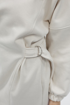 Туника теплая с капюшоном и хлястикамии