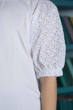 Блузка Ольга короткий рукав