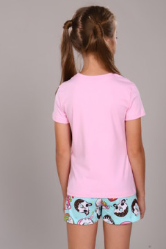 Пижама с шортами Пончики арт. ПД-009-026