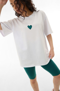 Костюм с велосипедками Heart